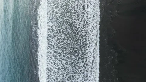 Powerful storm sea waves of drone shot Stock Footage 237480309