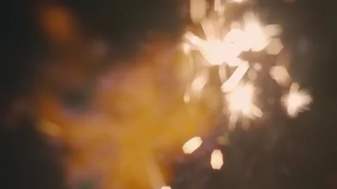 A powerful stream of bright fire, like a flamethrower, is directed at the camera Stock Footage 313153227