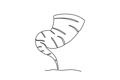 A powerful tornado disaster Stock Illustration