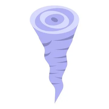 Powerful tornado spinning, creating a destructive vortex Stock Illustration