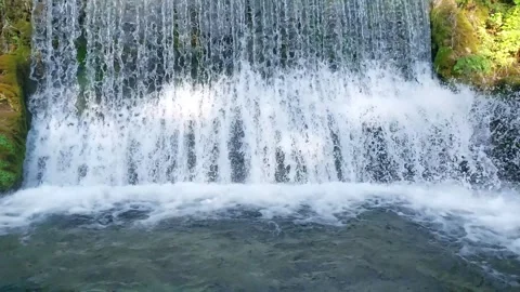 Powerful waterfall in the countryside 스톡 동영상 251921788