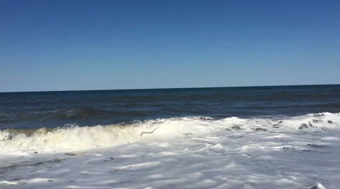 Powerful waves Stock Footage