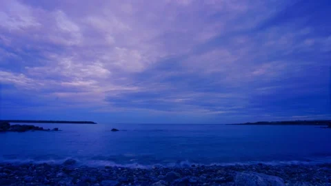 Powerful waves of the  Ocean. Waves and rocks of the  Ocean. Beautiful seascape. Stock Footage 313651300