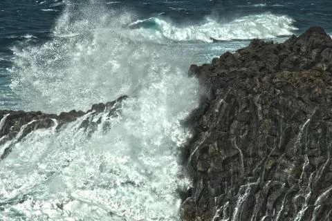 Powerful waves Stock Photos