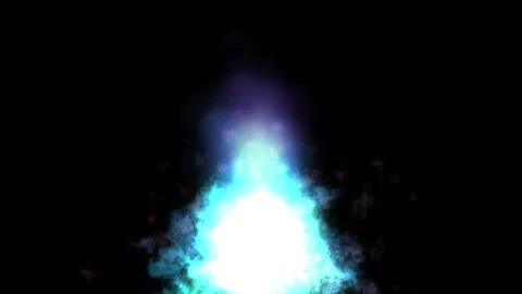 Powerful white flame explodes violently from the rocket nozzle. Stock Footage 150852507