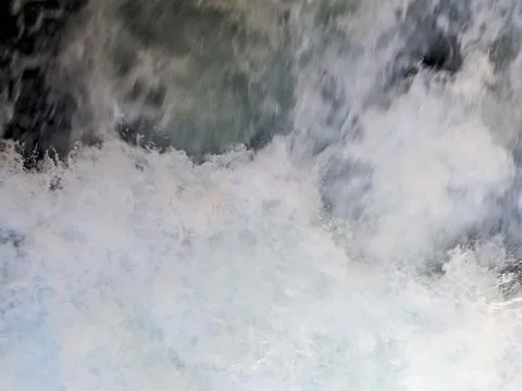 Powerful White Water Rapids Abstract Background Foto stock