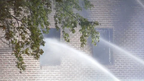 Powerfull water jet Stock Footage 114742869