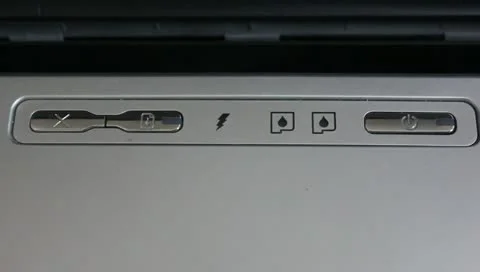 Powering on printer Video stock 11186012