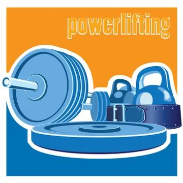 Powerlifting Stock Illustration