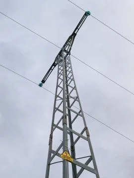 Powerline pole Stock Photos