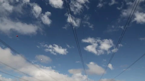 Powerlines 1 Stock Footage 58962213