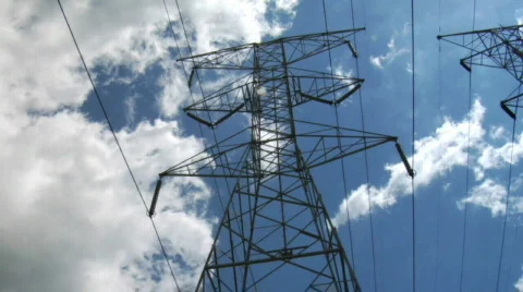 Powerlines 5 動画素材 462643