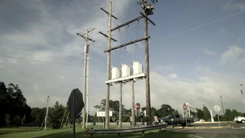 Powerlines Stock Footage 112260858
