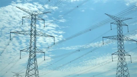 Powerlines Stock Footage 118813130