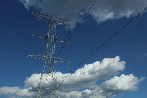 Powerlines Stock Footage 197078406