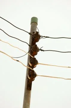 Powerlines 库存照片