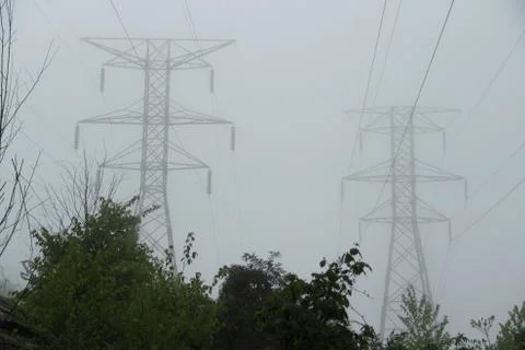 Powerlines Stock Photos