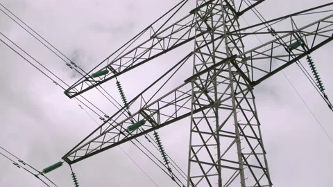 Powerlines pylon [medium] Stock Footage 131966103