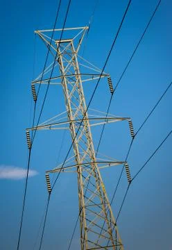 Powerlines Structure Stock Photos