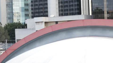 Powerlines at Trainstation Stock Footage 36391881