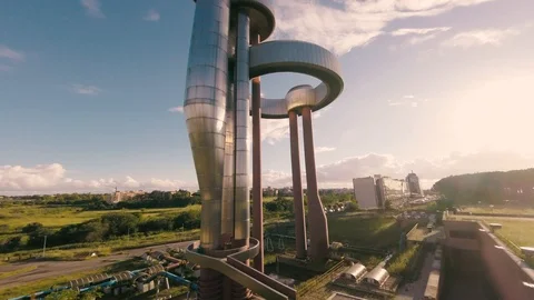 Powerplant in Rome Stock Footage 91690953