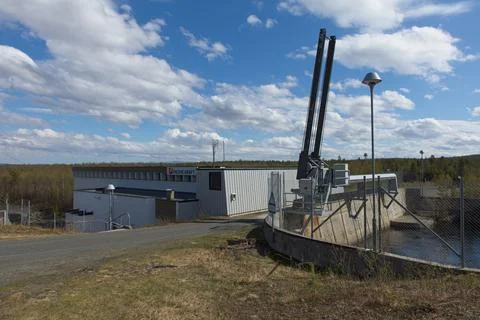 Powerplant in spring. Foto stock