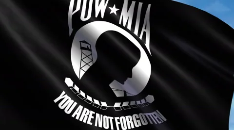 POW/MIA Flag Animation  – 4K Resolution Ultra HD 動画素材 41775307