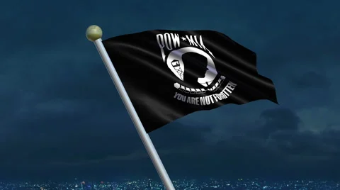 POW/MIA Flag Animation 動画素材 40272265