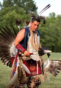 Powwow dancer Stock Photos