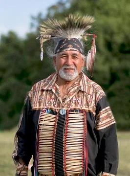 Powwow elder Stock Photos