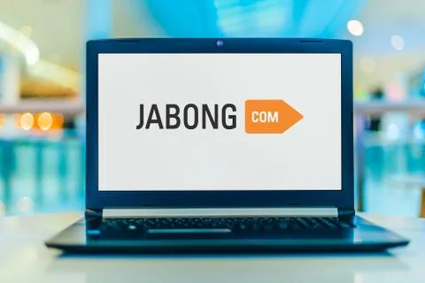 POZNAN, POL - JAN 30, 2020: Laptop computer displaying logo of Jabong.com, an Stock Photos