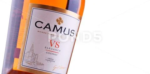 POZNAN, POL - SEP 27, 2018: Bottle of Camus Cognac, a brand