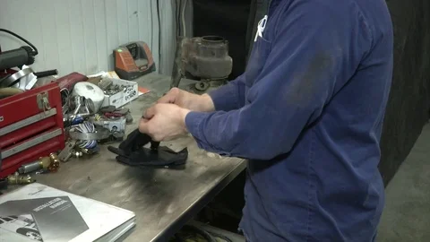 PPE 07 Gloves Stock Footage 99258107