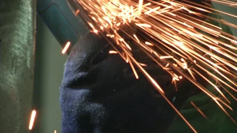 PPE 08 Gloves and face mask with grinder Stock Footage 99258151