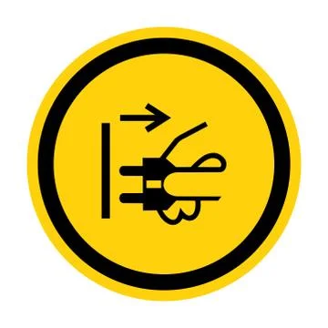PPE Icon.Disconnect Mains Plug From Electrical Outlet Symbol Sign Isolate On  Stock Illustration