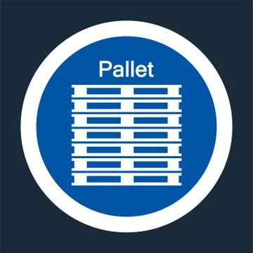 PPE Icon.Stack Correctly Symbol Sign On black Background On black Background, Illustrazione stock