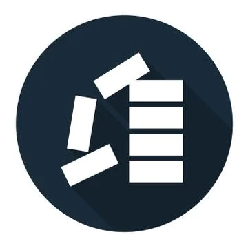 PPE Icon.Stack Correctly Symbol Sign Isolate On White Background,Vector Illus Illustrazione stock