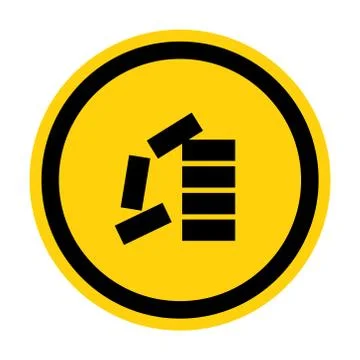 PPE Icon.Stack Correctly Symbol Sign Isolate On White Background,Vector Illus Illustrazione stock