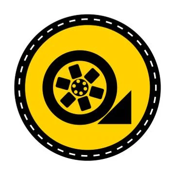 PPE Icon.Use Stopper Symbol Isolate On White Background,Vector Illustration イラスト素材