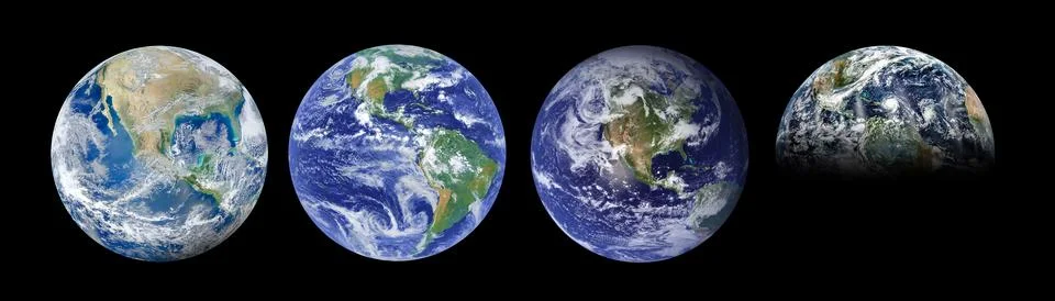 PPlanet Earth with clipping path. Elements of this image furnished by NASA. Stock Photos