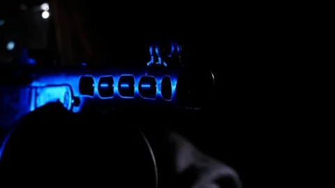 PPSh submachine gun shoots Stock Footage 70357368