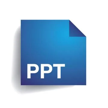 Ppt folder icon Stock Illustration