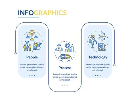 PPT framework blue rectangle infographic template 스톡 일러스트