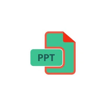 PPT Icon Vector Stock Illustration