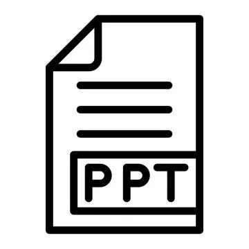 PPT Vector Icon Design Illustration Illustrazione stock