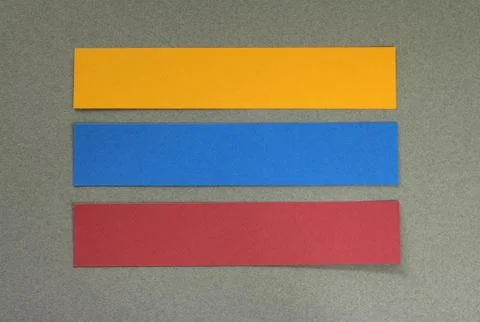Pptions paper banner template Stock Photos