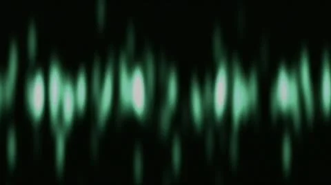 Ppulse green ghosts Stockbeeldmateriaal 9765630