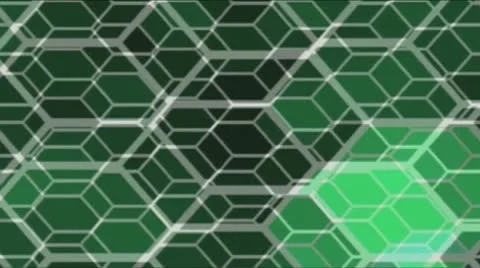 Ppulse green honeycomb Stock Footage 9766086