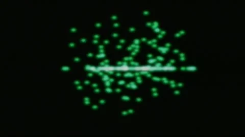 Ppulse green paint pulse Stock Footage 9766361