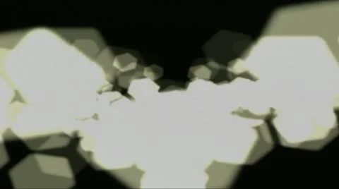 Ppulse yellow hexagon field 動画素材 9789363